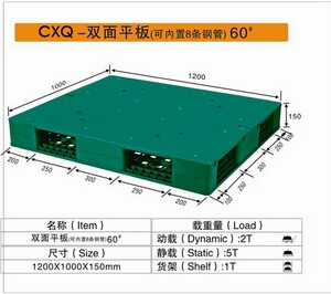 CXQ－60双面平板（可内置8条钢管